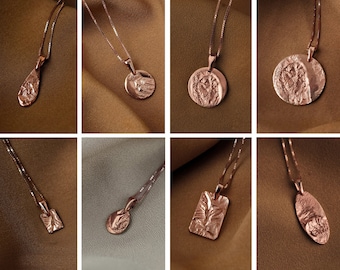 Rose gold necklace set Multi layer necklace Rose gold bridesmaid necklace Mother daughter necklace Multi charm necklace Unique gift women