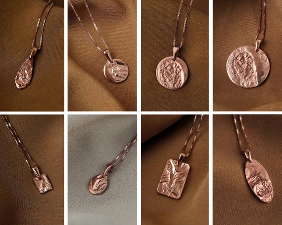 Rose gold necklace set Multi layer necklace Rose gold bridesmaid necklace Mother daughter necklace Multi charm necklace Unique gift women
