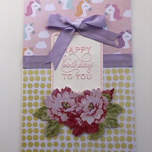 Happy birthday to you embossed card
