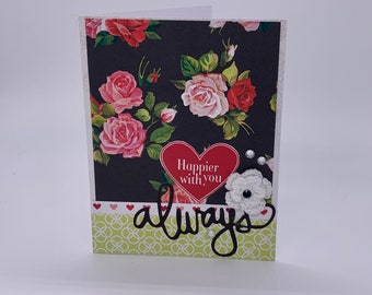 Happier with you always card