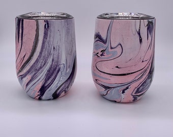 wine tumbler set of 2 , Mothers Day gift from daughter, wine gifts for women, travel wine tumbler with lid, beach wine glass, step mom gift