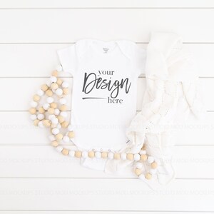 Bodysuit Mockups, WHITE, Baby Mockup, Baby Bodysuit Mockup, Baby Mock up, Bodysuit Mockup White, Baby Mock-up Photo