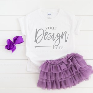 Kids Shirt Mockup GILDAN 5000B WHITE Girls Shirt Mockup T-Shirt Mockup Tshirt Mockup Mock ups Girls Tshirt Mockup Tshirt GILDAN Mockup shirt