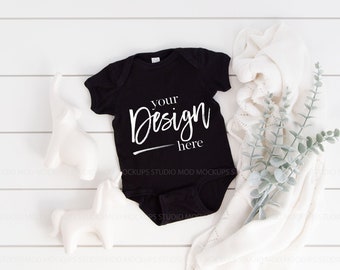 Black Baby Mockup Etsy