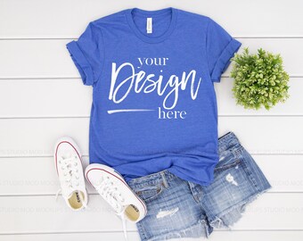 Royal Blue Heather Etsy