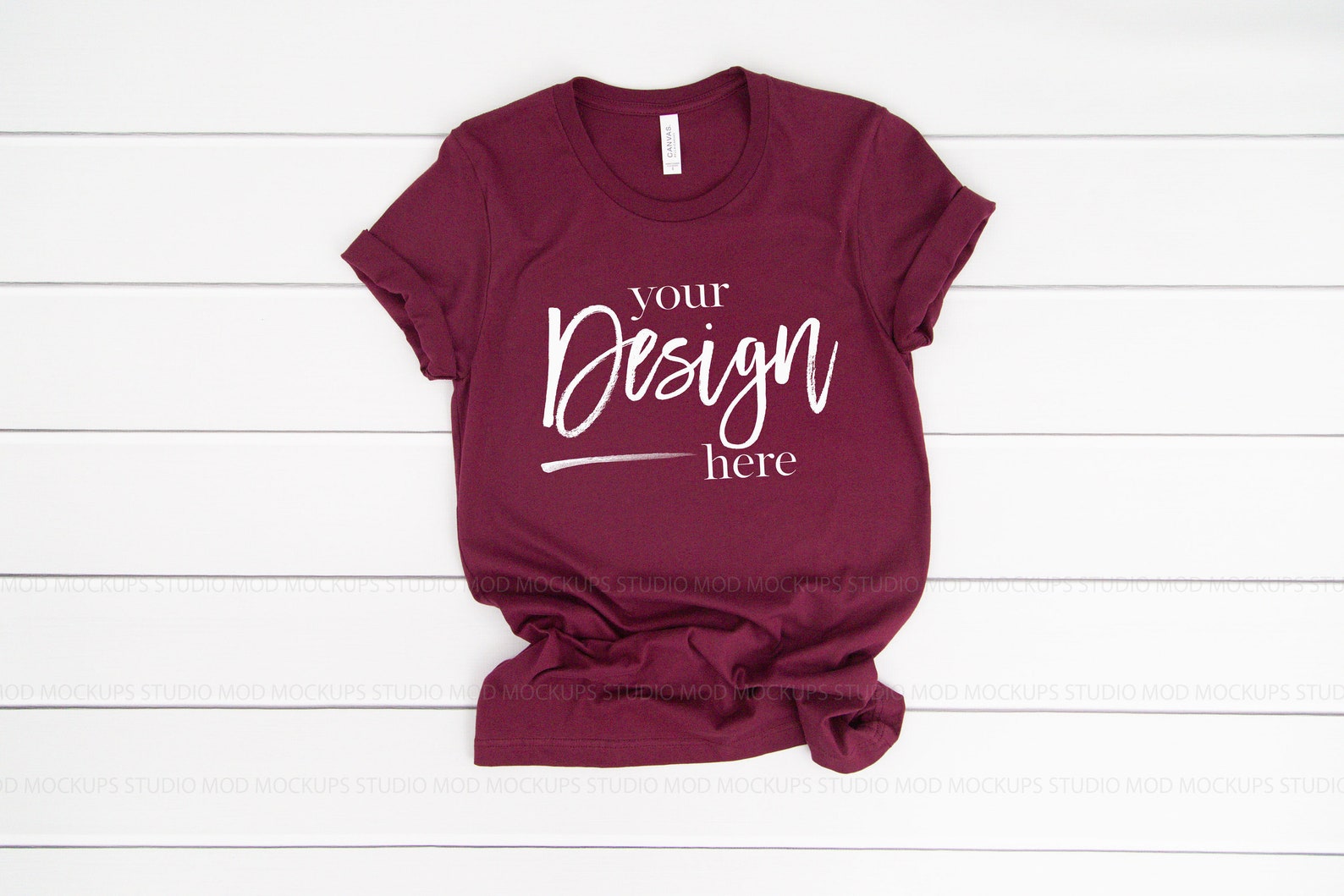 Maroon Bella Canvas 3001 T-shirt Mockup Bella Canvas Mockup - Etsy