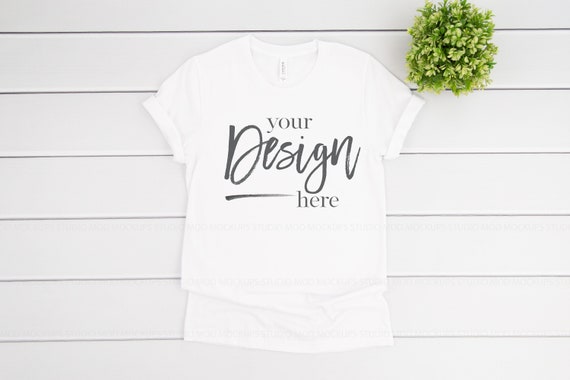 Download Mockup White Tshirt Mockup Flat Lay Shirt Mockup Tshirt Mockup Etsy PSD Mockup Templates