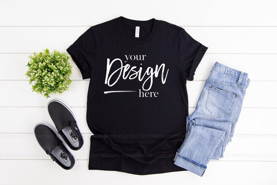 Mockup Tshirt Shirt Mockup Clothing Mockups Bella Canvas 3001 Etsy