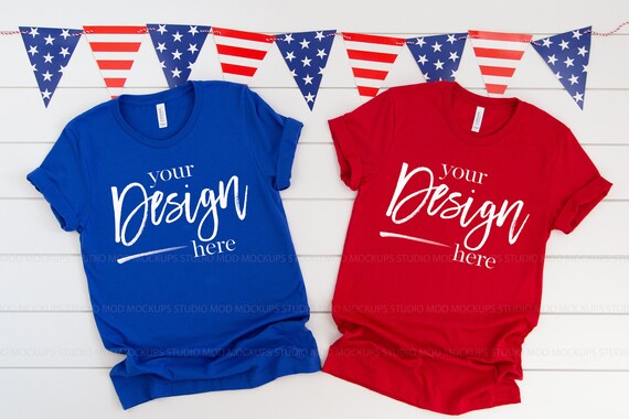 4th Of July Mock Up Shirt Flat Lay Shirt Mockup Tshirt Mockup Etsy