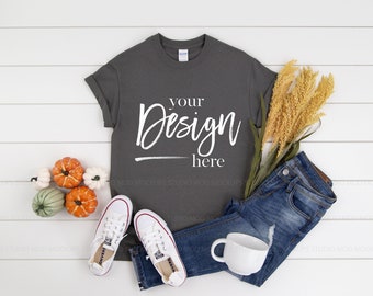 Gildan Camiseta Mockup Camisa Mock ups Gildan Camiseta Mockup Gildan Mockup GILDAN 5000 Mockup CARVÃO GILDAN Mockup Shirt Camiseta Mock up Shirt