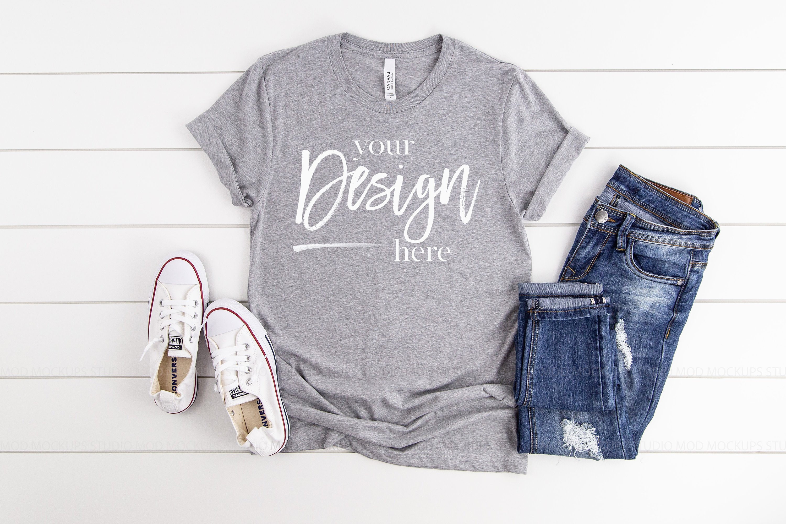 bella canvas 3001 athletic heather