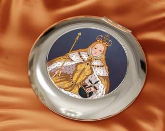 Elizabeth I compacte reisspiegel