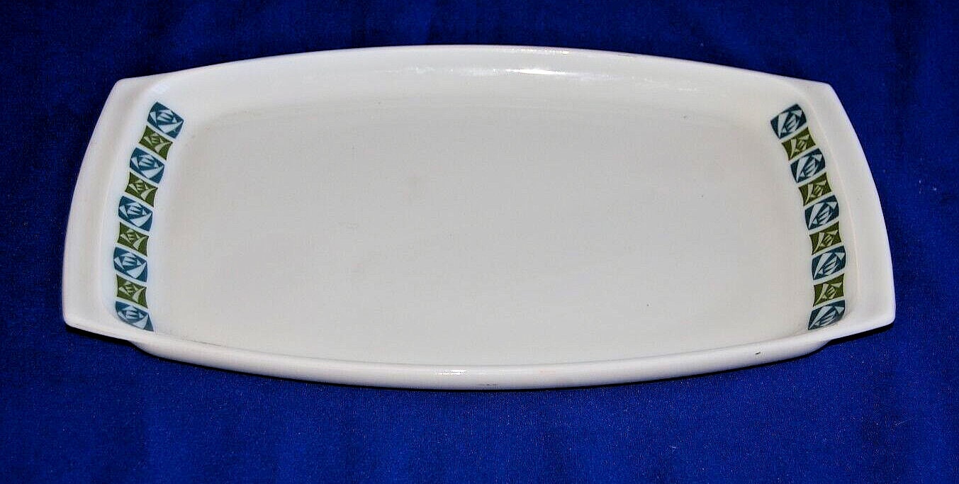 Vintage Pyrex Checkers Serving Platter, Meat Plate. 15