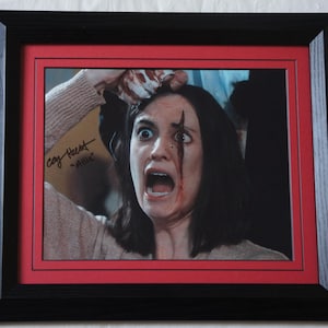 CASEY HARTNETT Signed Allie Terrifier  2 Matted and framed. . Registered Dealer  Not Copy Or Print