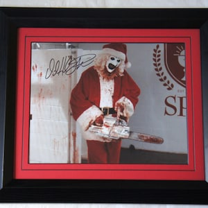David Howard  Thornton signed Terrifier 3  Licensed Photo   matted and framed. . Registered Dealer  Not Copy Or Print #2625