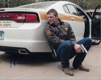 BAILEY CHASE  signed  Longmire 10 x 8  photo Autograph   Approved Dealer  Not Copy or Printed Signature