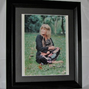 BO DEREK Signed Beautiful .Framed  Registered Dealer Not a copy or printed signature
