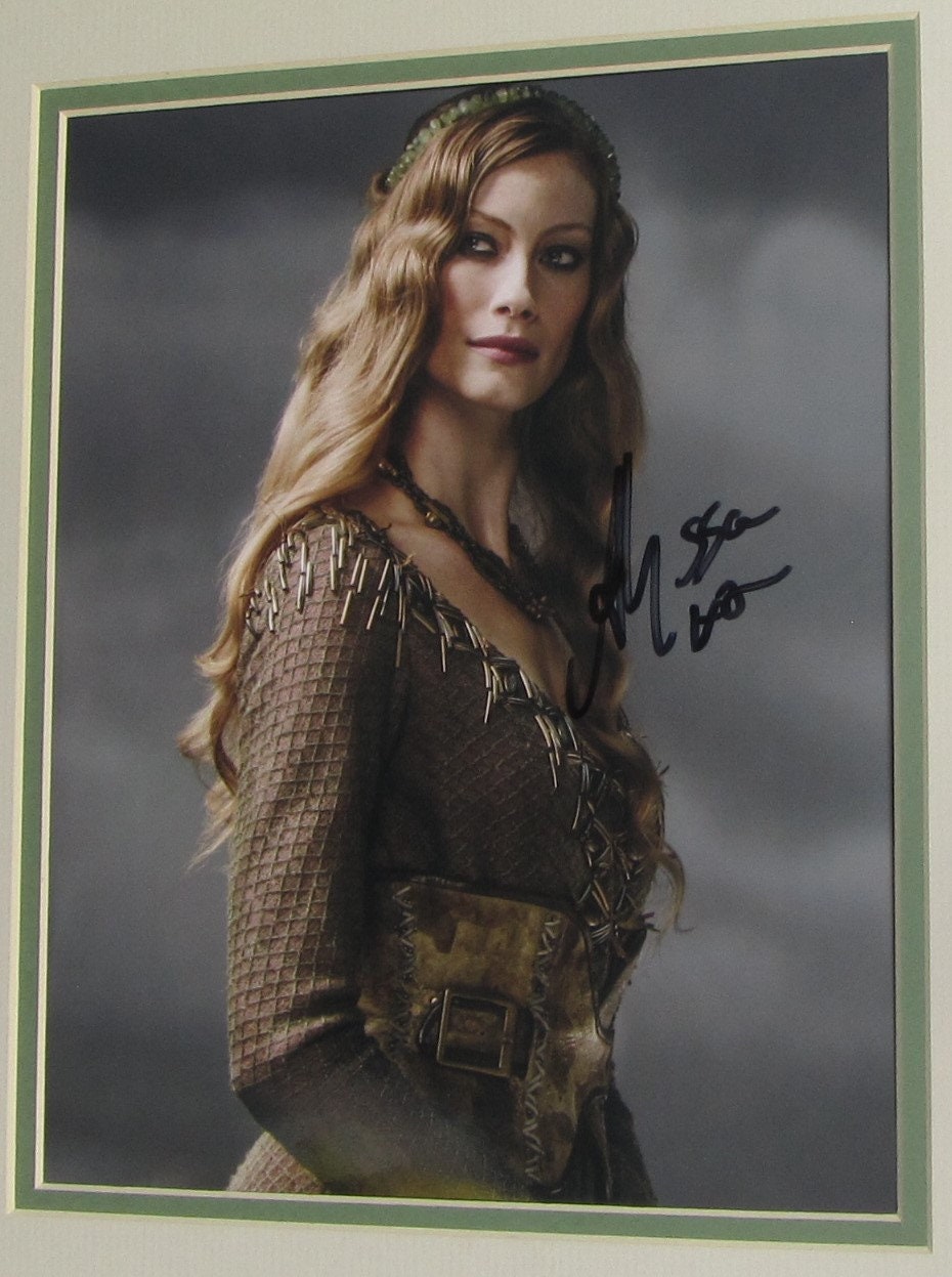 ALYSSA SUTHERLAND Signed Vikings. 10 X 8 Photo Framed Not