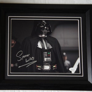 SPENCER WILDING signed Darth Vader Star Wars  jsa authenticated Registered Dealer Not a copy or printed signatures