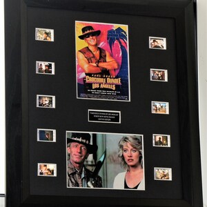 Crocodile Dundee in Los Angeles Film Cell  Mount old Rare Screen  Run Movie Cells