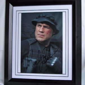 RANDY COUTURE signed Expendables #3FP Framed Guaranteed Authentic    Authentic signed photo . Not Copy or  Printed