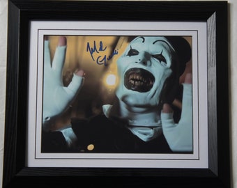 MIKE GIANELLI signed Terrifier Art The Clown All Hallows Eve  Hand matted and framed. A.F.T.A.L. Registered Dealer #199 Not Copy Or Print #2