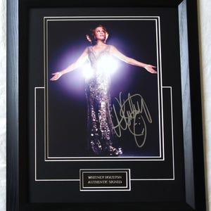 Whitney Houston Autographed - Etsy