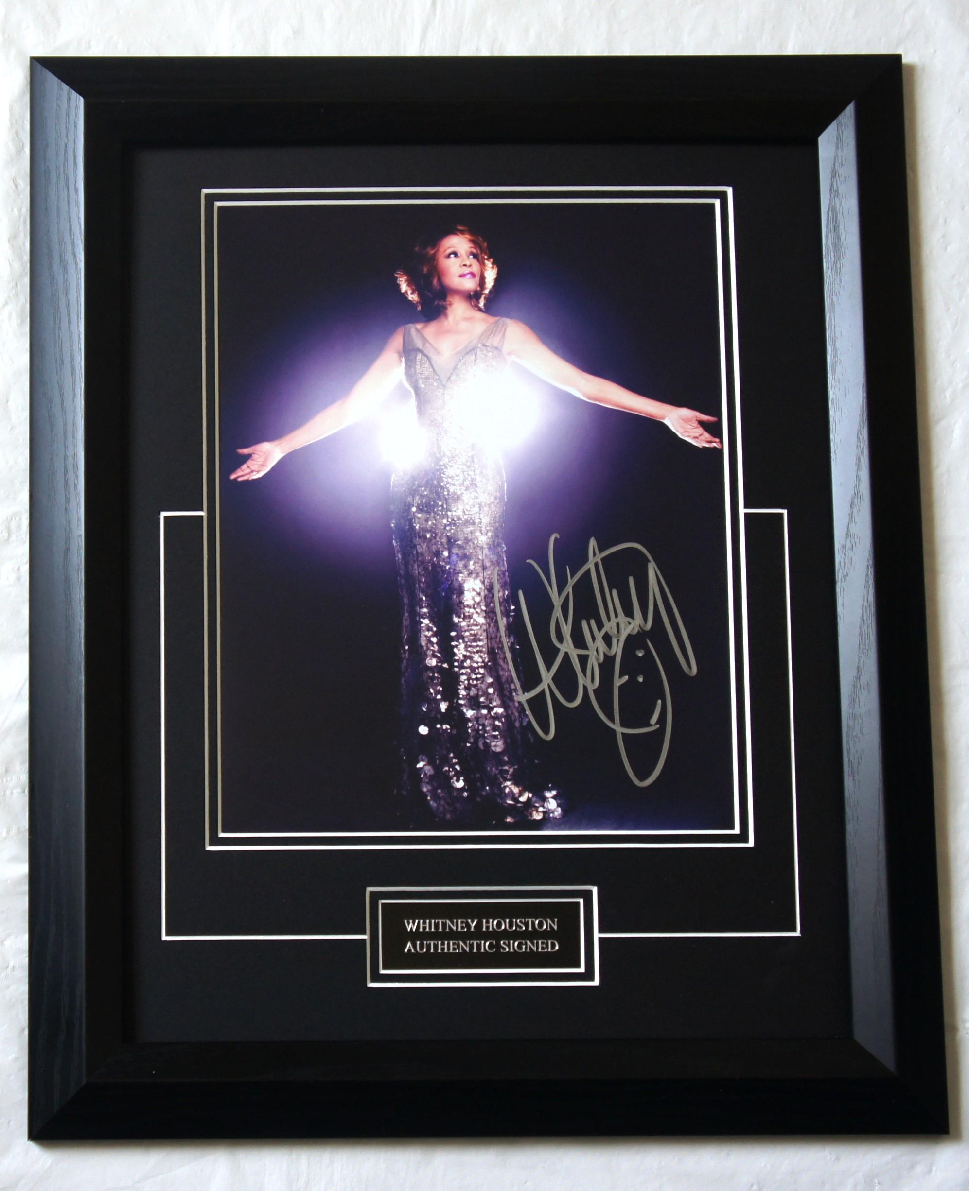 Whitney Houston Autographed - Etsy