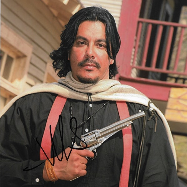 Martin Santander signed Western Wyatt Earp Revenge  signed authentic guaranteed Authentic Signed Autograph  AFTAL Approved Dealer #199