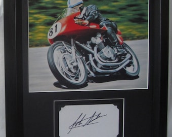 FDC Signée F1 Surtees, Watson, Ganley Encadrée + Certificat - Années 70 - Collection