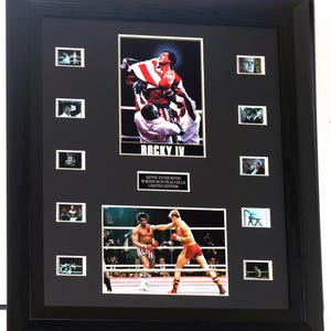 Rocky IV  Film Cell  Mount old Rare Screen  Run  Cells Classic Boxing