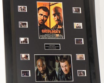 GRIDLOCK&#39;d Tupac Shakur Tim Roth Película Cell Mount Rare Screen Run película antigua Cells