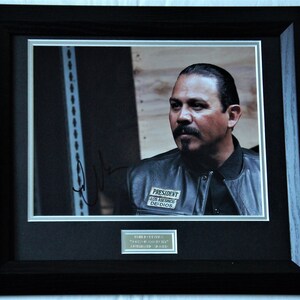 Emilio Rivera signed &#39;Alvarez&#39; Sons of Anarchy / Mayans authentic guaranteed Authentic Signed Autograph Registered Dealer. Genuine
