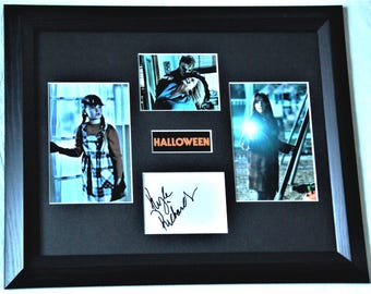 KYLE RICHARDS Signed Halloween  matted Card Guaranteed Authentic  Registered Dealer   Authentic signed photo  . Not Copy or  Printed