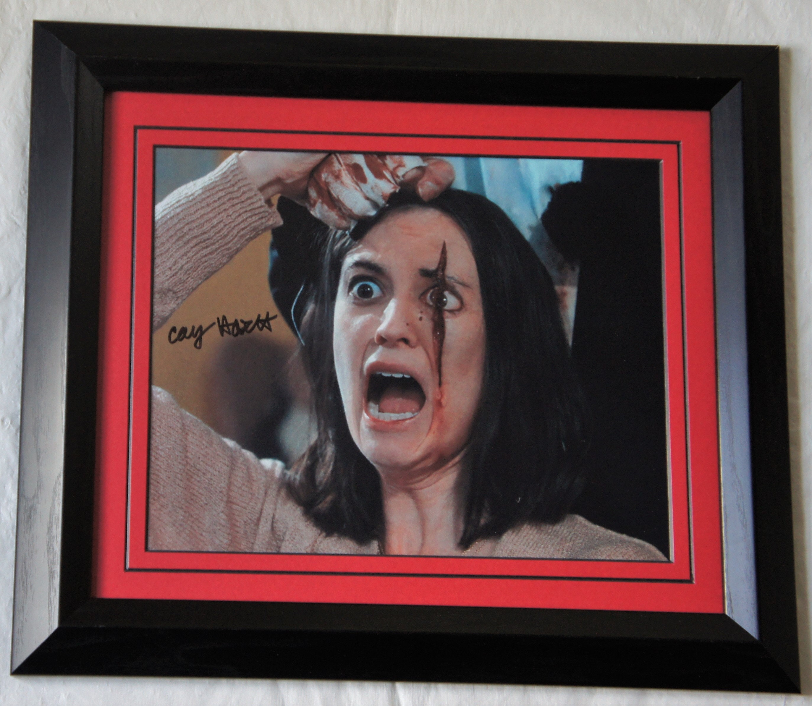 CASEY HARTNETT Signed Allie Terrifier 2 Matted and framed  