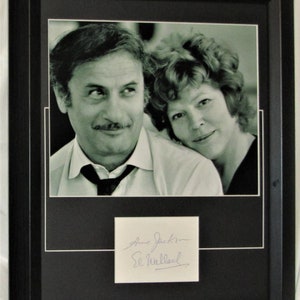 Eli Wallach signierte Anne Jackson signierte gerahmte mattierte signierte Karte mit Foto authentisch nicht kopieren oder drucken registrierter Händler