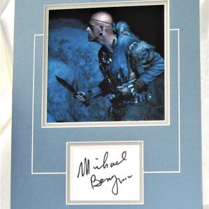 MICHAEL BERRYMAN signierte The Hills Have Eyes Horror Matted signierte Karte mit Foto authentisch nicht kopieren oder drucken registrierter Händler