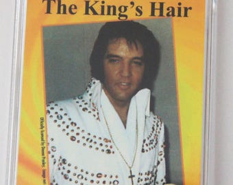 ELVIS PRESLEY hair strand encased and Authenticated   #1527/5000