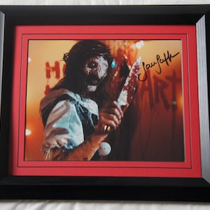 SAMANTHA SCAFFIDI Signed Vicky Terrifier 3  Licensed Photo   matted and framed. . Registered Dealer  Not Copy Or Print #7525
