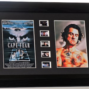 El cabo del miedo 1991 Robert De Niro Película Cell Mount Rare Screen Run Película Cells Película clásica
