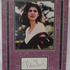 MARISA TOMEI ha firmato la carta opaca Autentica non copiata o firmata stampata Senza cornice Rivenditore registrato