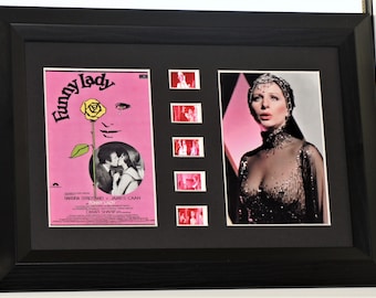 FUNNY LADY Barbara Streisland James Caan Film Cell  Mount Rare Screen  Run Movie Cells  Classic Movie