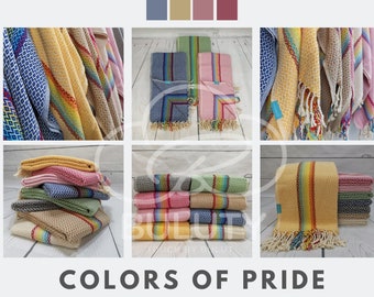 SOFT TURKISH THROW | Eco-Friendly Towels | Cotton Turkish Towel | Sand Free Towel | Premium High-Quality Turkish Towels | Natural Cotton