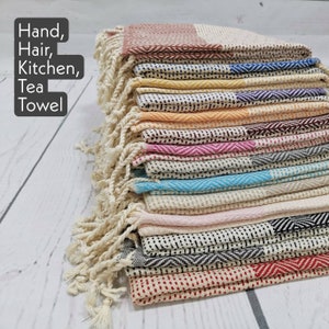 COTTON HEAD TOWEL | Soft Towel, Bath Decor, Bridesmaid Bachelorette Gift, Mother's Day Gift, Head Spa Towel, Selfcare routine