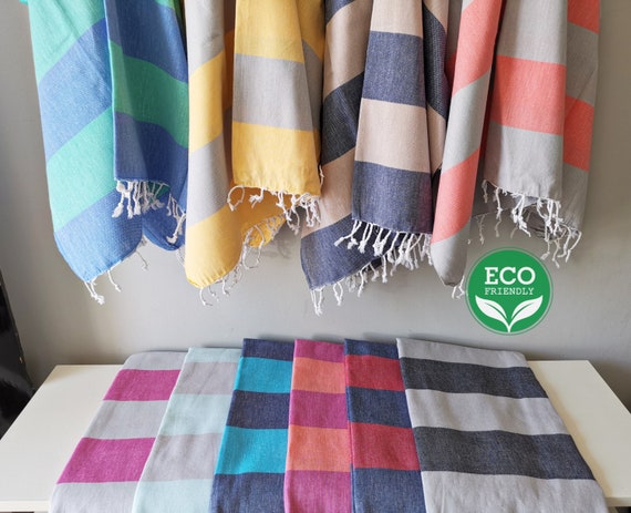 COTTON TURKISH TOWEL Sustainable Gift Beach Bath Peshtemal Hamam Spa Peshtemal Fouta 100 Cotton Valentine s Day Gift Etsy