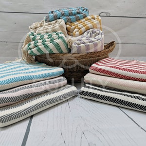 SOFT TURKISH THROW | Eco-Friendly Towels | Cotton Turkish Towel | Sand Free Towel | Premium High-Quality Turkish Towels | Natural Cotton image 8