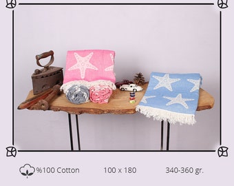 SOFT TURKISH THROW, Eco Friendly Towels, Cotton Turkish Towel, Gift For Friend, Beach Bath Towels, Valentine's Day Gift