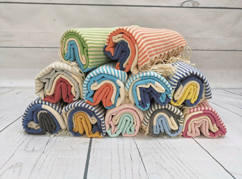 TURKISH TOWEL Beach Towel Eco Friendly Towels Soft Turkish Etsy UK