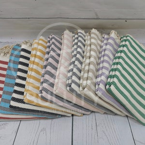 SOFT TURKISH THROW | Eco-Friendly Towels | Cotton Turkish Towel | Sand Free Towel | Premium High-Quality Turkish Towels | Natural Cotton image 9