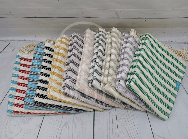 SOFT TURKISH THROW | Eco-Friendly Towels | Cotton Turkish Towel | Sand Free Towel | Premium High-Quality Turkish Towels | Natural Cotton image 9